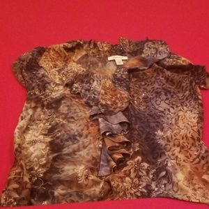 Dress Barn Tops - Dress Barn ruffle top Dress Barn Tops - Dress Barn ruffle top